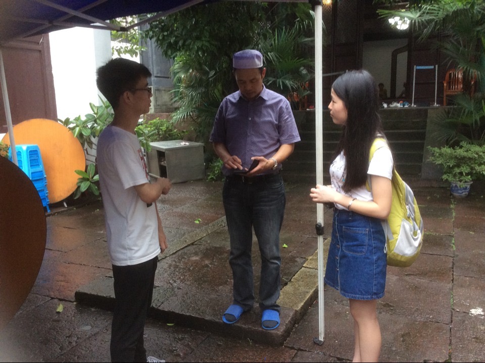 采访回族居民&mdash;&mdash;于&lsquo;海丝&rsquo;申遗城市宁波寻找阿拉伯历史遗迹&rdquo;社会实践小分队.JPG