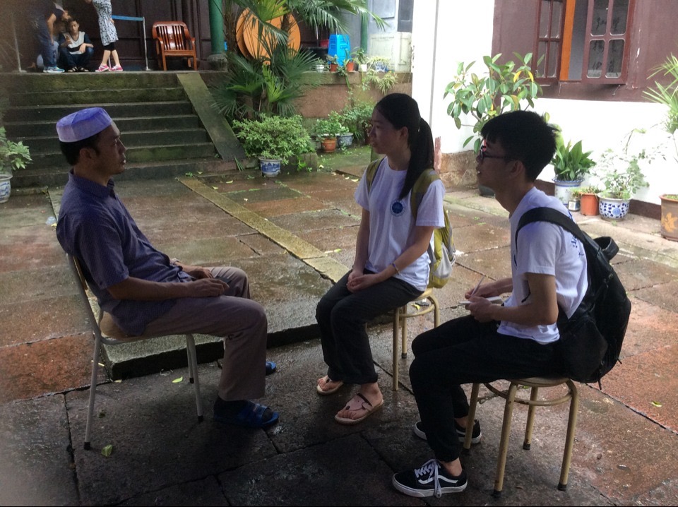 清真寺访问阿訇&mdash;&mdash;于&lsquo;海丝&rsquo;申遗城市宁波寻找阿拉伯历史遗迹&rdquo;社会实践小分队.JPG