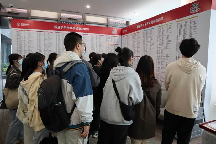 参观新通学子录取名校榜单王金婷 参观新通学子录取名校榜单王金婷
